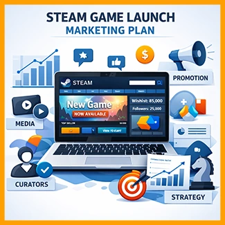 Steam Launch Marketing Plan for indie games